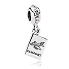 pandora dangle passport travel charm