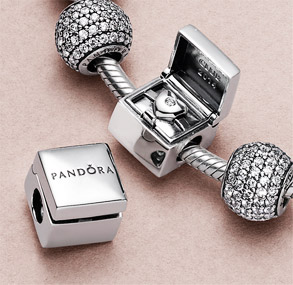 Pandora Club charm 2014 opened image