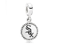 Pandora Sterling Silver Chicago White Sox Dangle Charm image