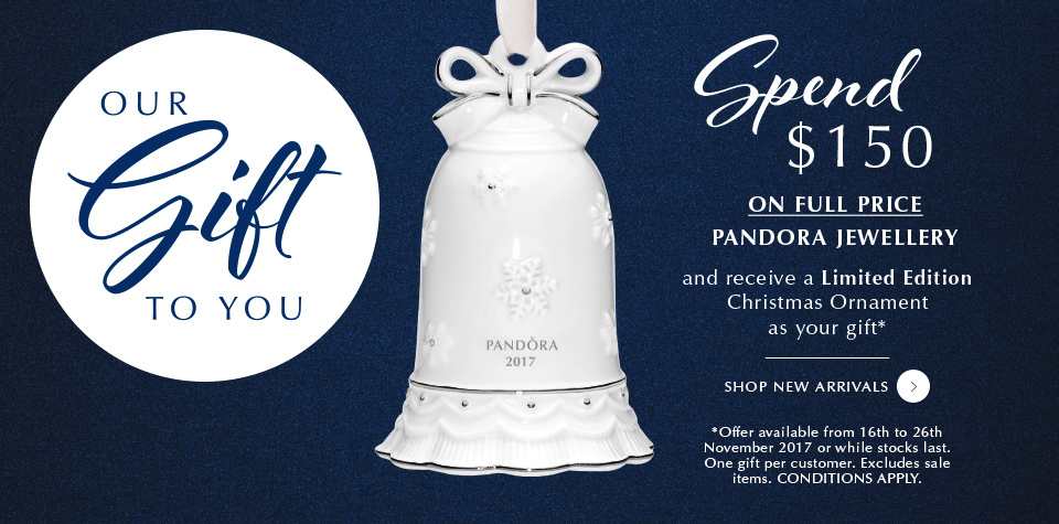 Pandora Jewelry Black Friday Free Ornament Deal 2017 For Australia and New Zealand